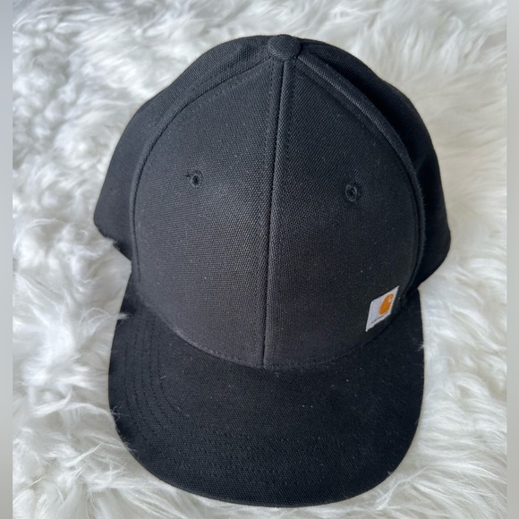 Carhartt men’s flat rimmed black hat - Picture 7 of 9